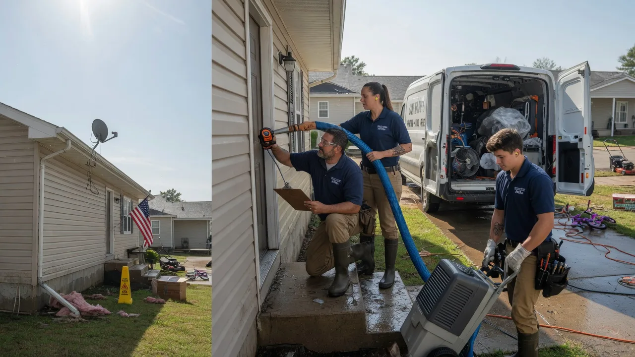 Ceiling Water Damage Restoration in Redford, TX near me